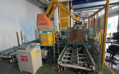 食用油灌裝裝箱碼垛線